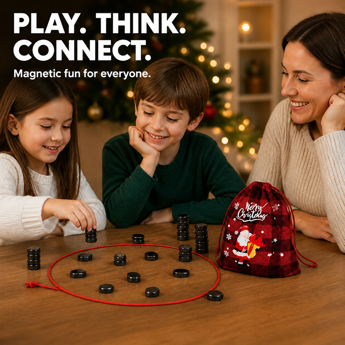 Magnara™ Magnetic Strategy Game — Family Fun for Up to 4 Players