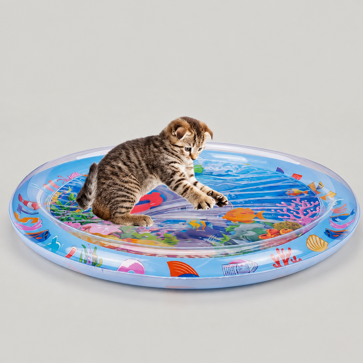 CoolPaws™ Cat Water Play Mat — Cool, Playful Comfort