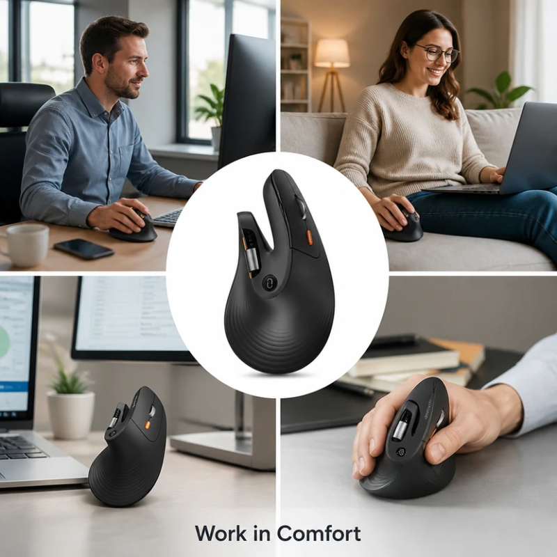 ErgoWave™ Vertical Ergonomic Mouse