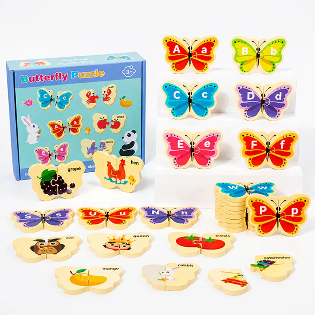 AlphaZoo™ Wooden Animal Alphabet Puzzle