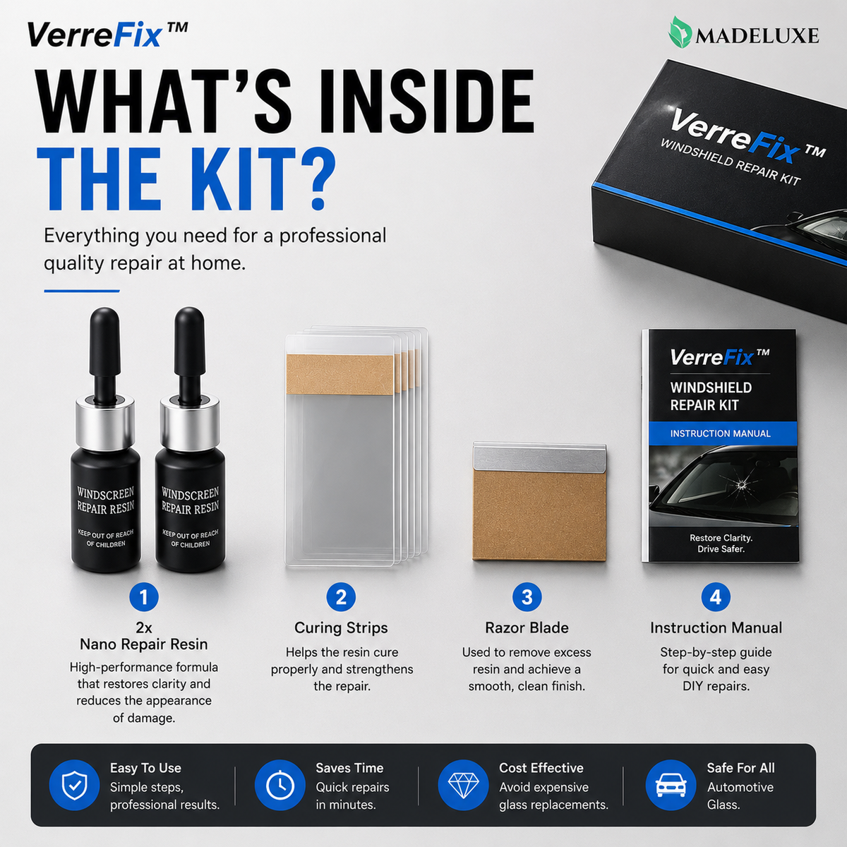 ClearMend Auto Glass Repair Kit