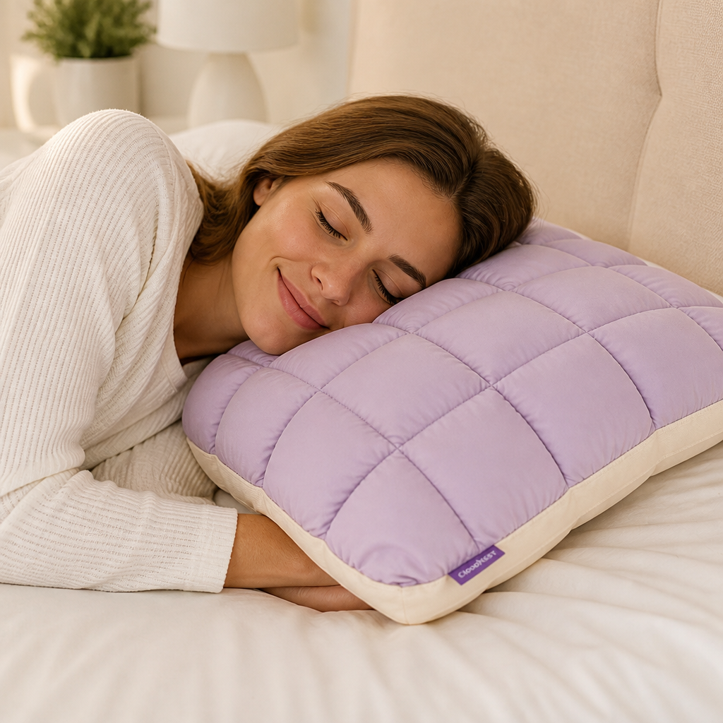 Cloudnest™ Cooling Puff-Grid Pillow