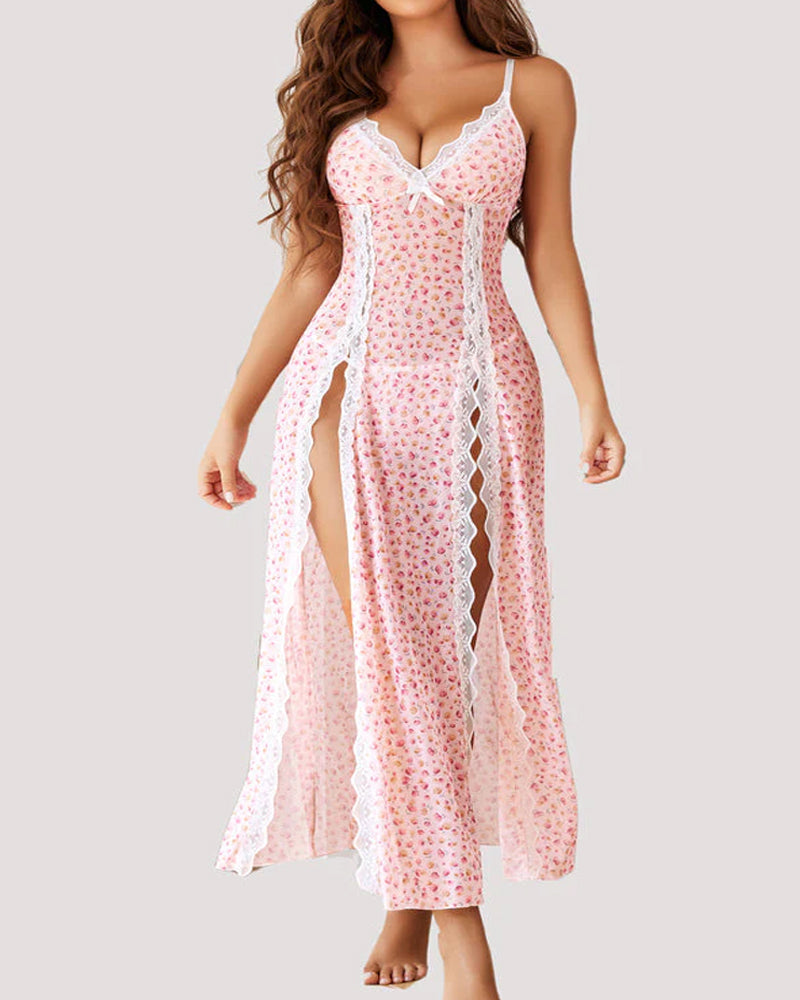 Silkelle™ Lace Maxi Lingerie Set