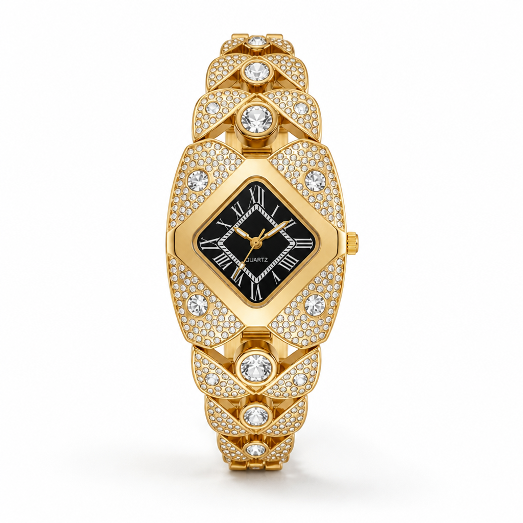 Aurelia™ Quartz Bracelet Watch — Timeless Sparkle