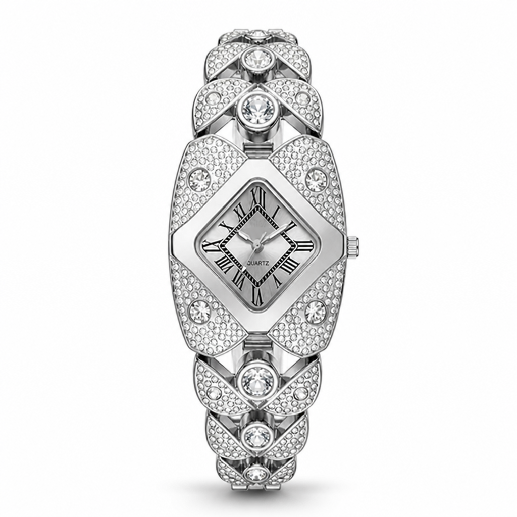 Aurelia™ Quartz Bracelet Watch — Timeless Sparkle