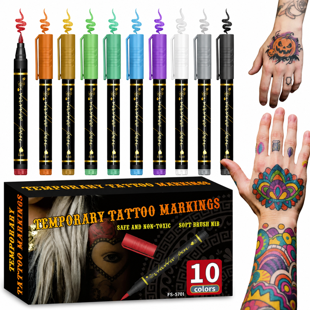 GlowTats™ Skin Art Markers Set