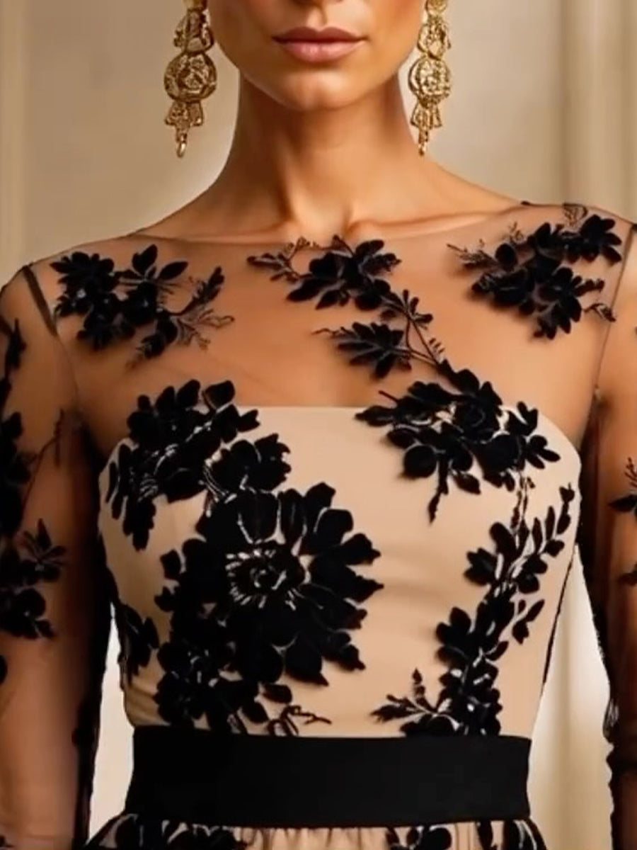 Florenza™ Women's Floral Lace Midi Dress