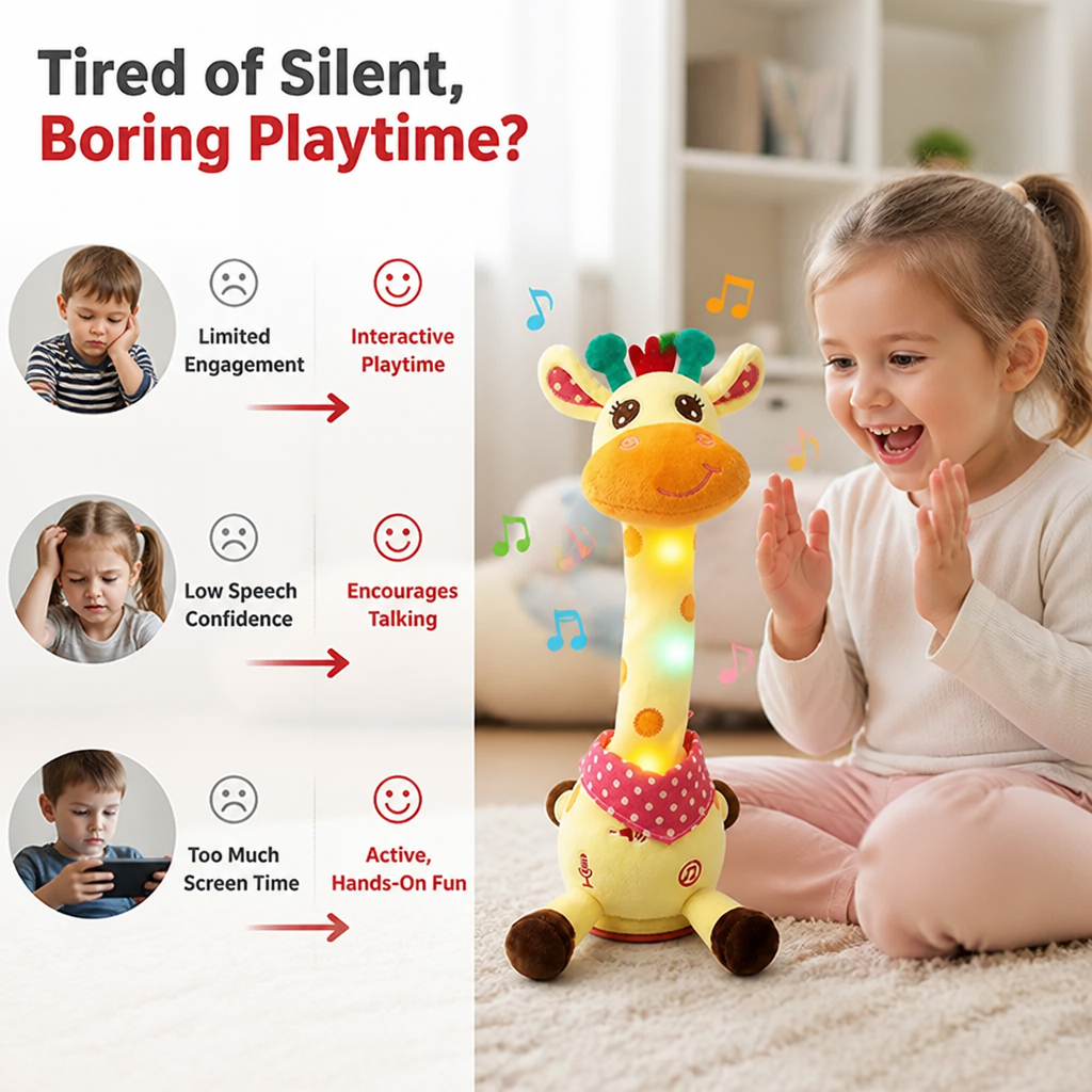 SingSprout™ Singing Giraffe Plush Toy