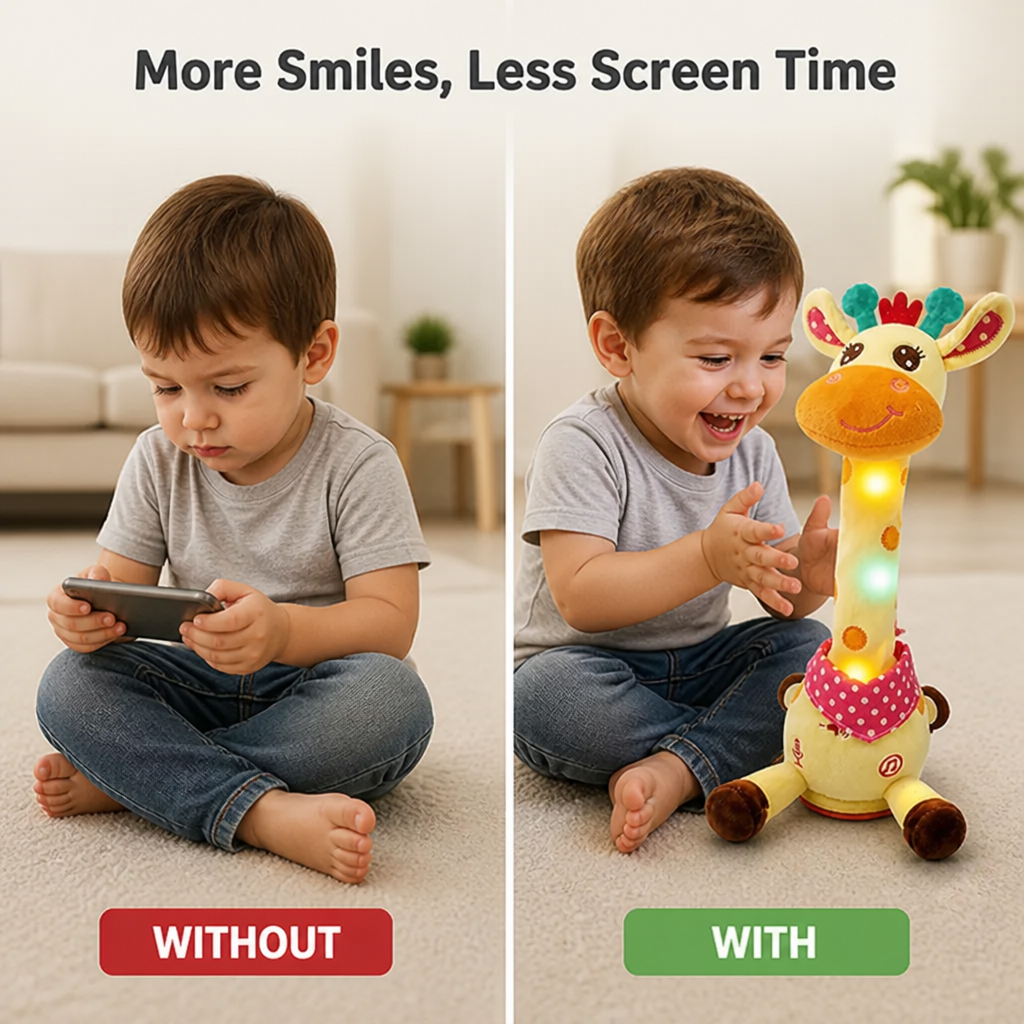 SingSprout™ Singing Giraffe Plush Toy