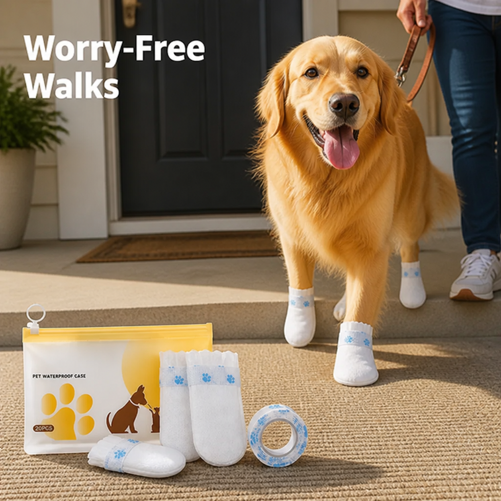 PawShield™ Disposable Dog Paw Covers