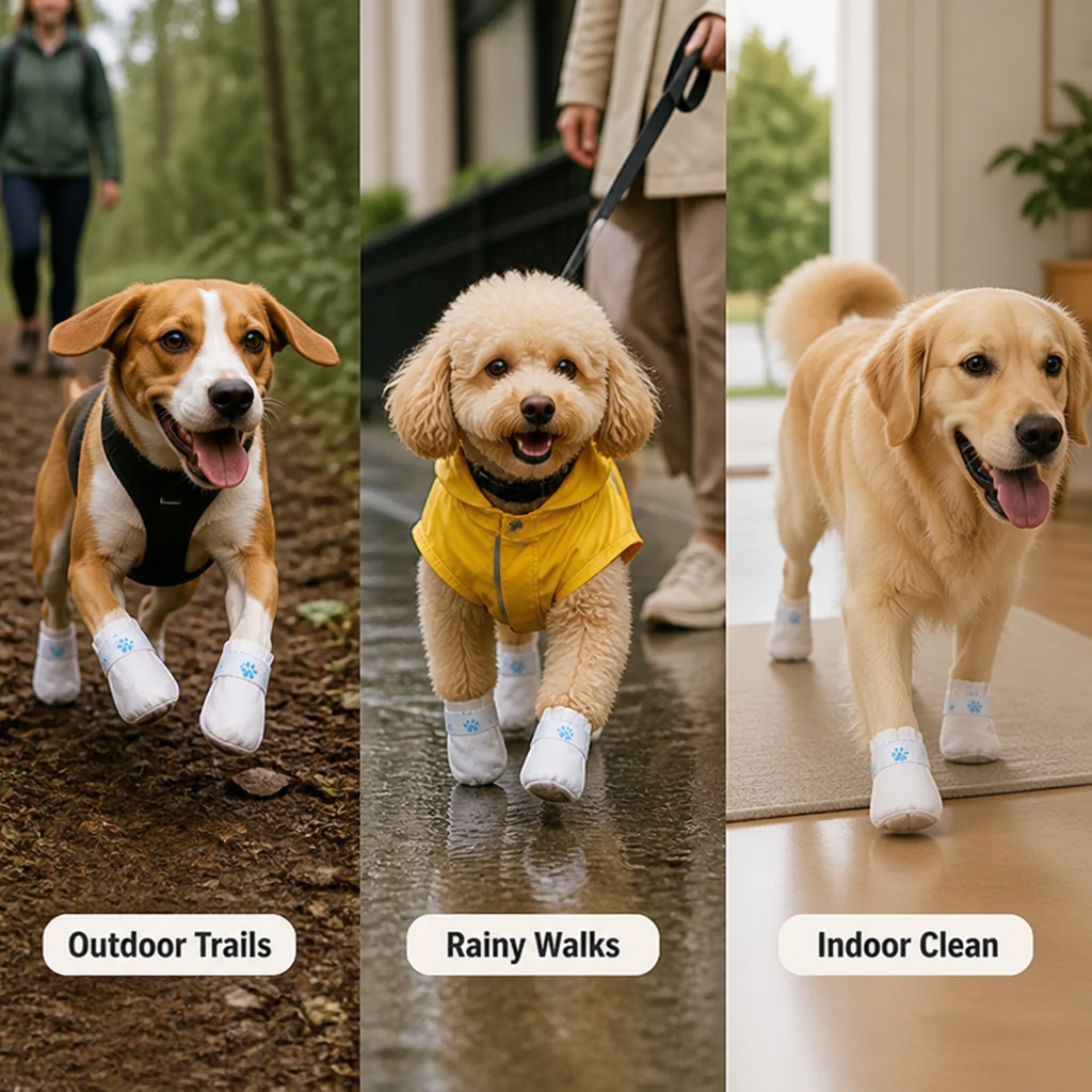 PawShield™ Disposable Dog Paw Covers