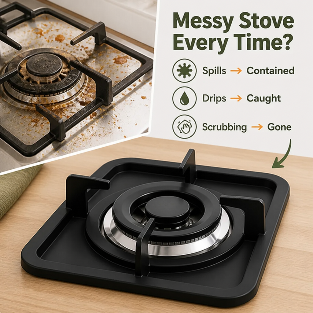 BurnerBuddy™ Silicone Stove Protector
