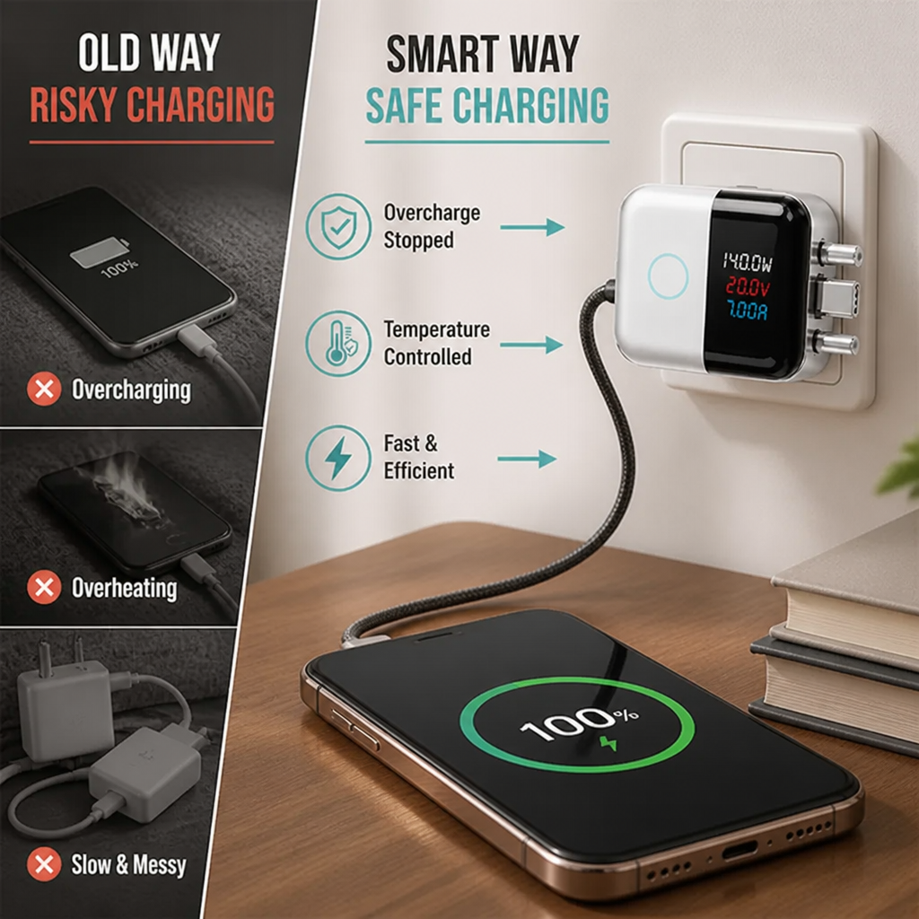 ChargeSafe™ Smart USB-C Charging Guard