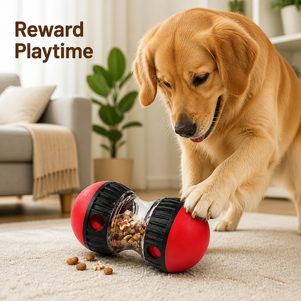 TreatTumble™ Dog Treat Dispensing Ball