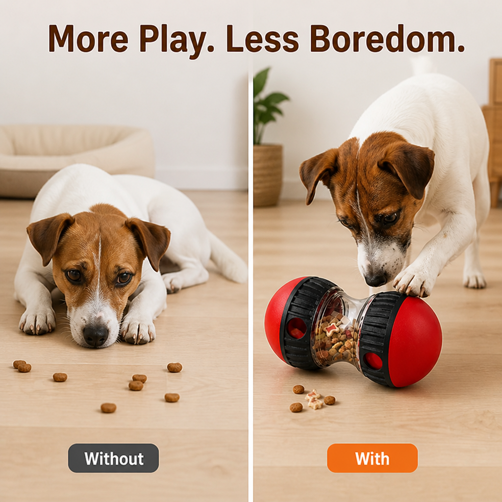 TreatTumble™ Dog Treat Dispensing Ball