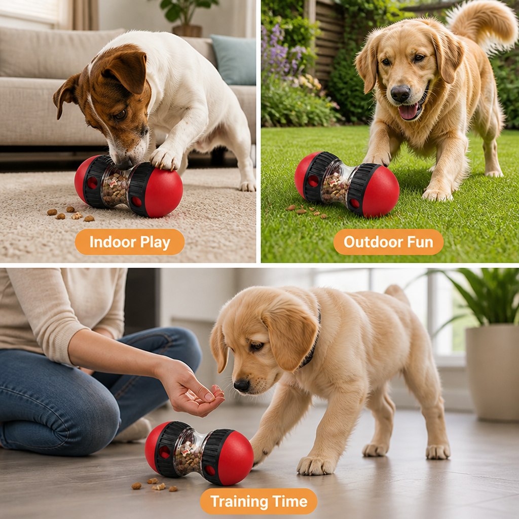 TreatTumble™ Dog Treat Dispensing Ball