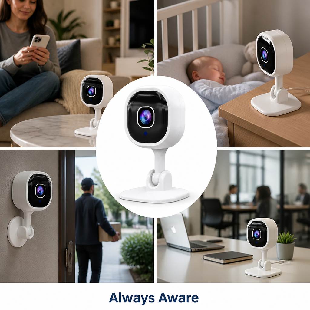 EyeNook™ Wireless Security Camera — Clear Eyes on Home, Day & Night