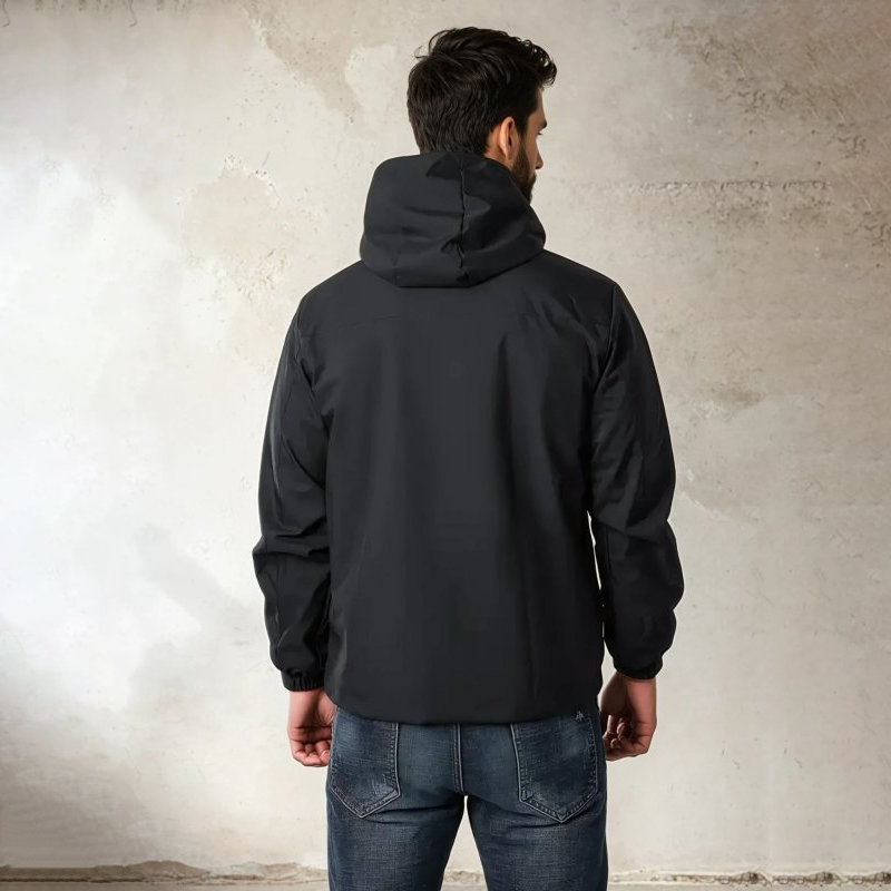 Trailmere™ Men's Hooded Jacket — Water-Resistant, Weather-Ready