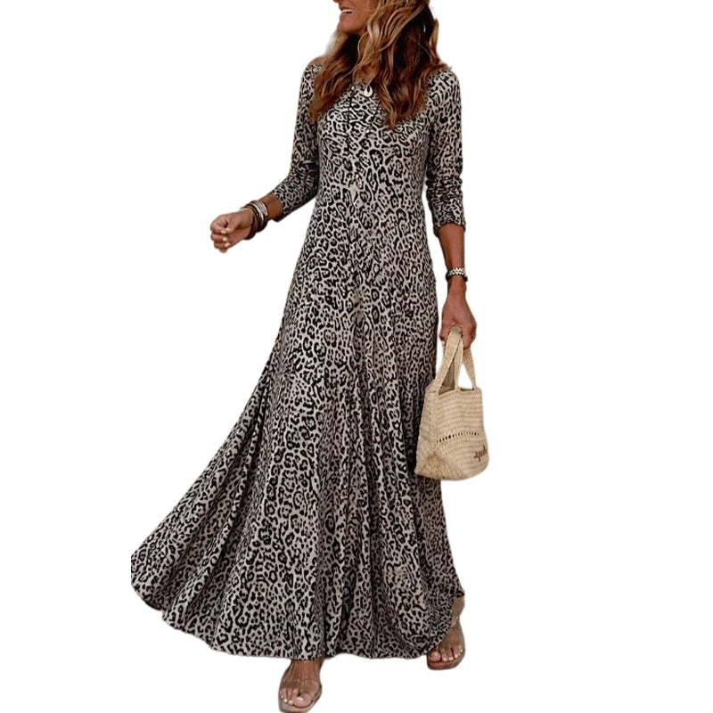 Leopara Women's Leopard Maxi Dress