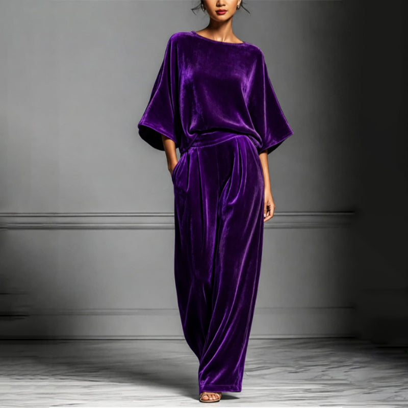 Velorah™ Women's Velvet Lounge Set
